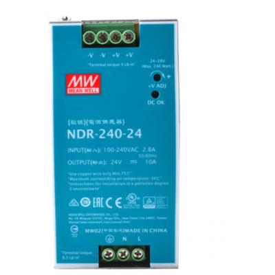 明纬（MEANWELL）NDR-240-24导轨安装