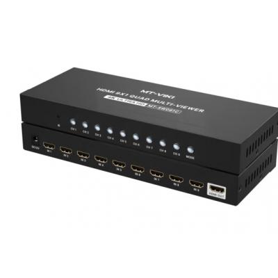迈拓维矩（MT-viki）HDMI/VGA分割器 四九十六画面分屏器多进一出4K高清1080P视频电脑连接显示器电视投影游戏同屏分配 MT-SW091C 九画面4K HDMI 单机